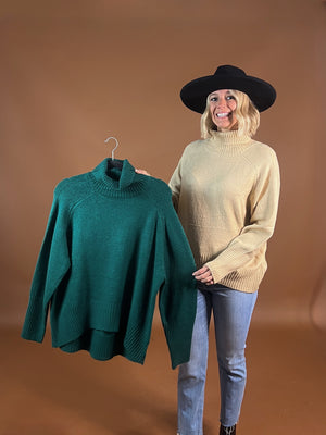 Oversize Turtleneck Sweater