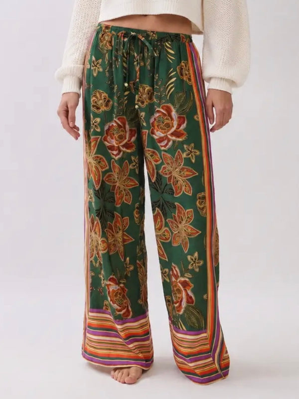 Rio Floral Wide Leg Pant