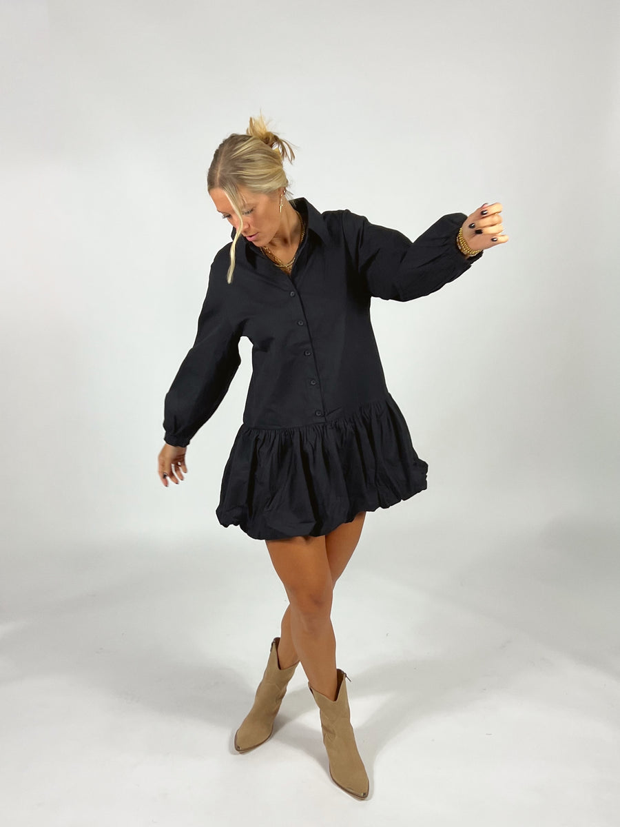 Blair Bubble Hem Mini Dress