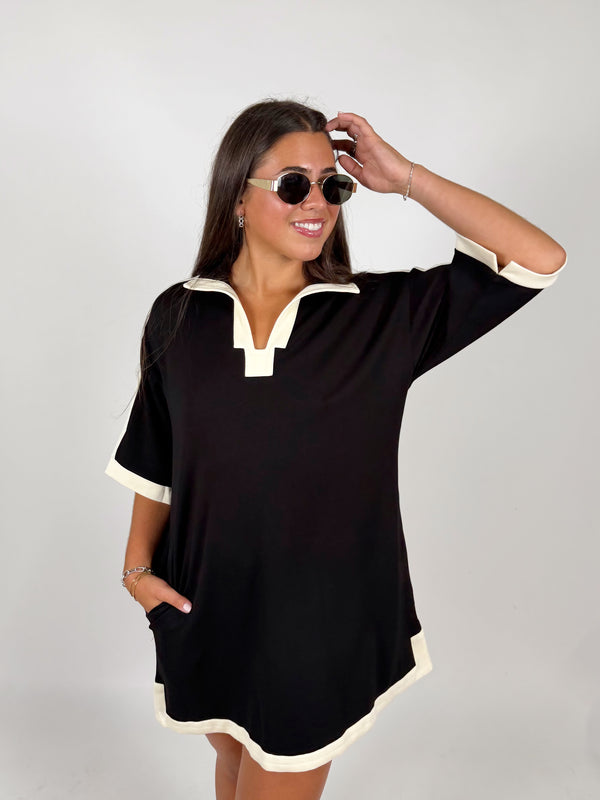 Cloud Knit Shirt Dress