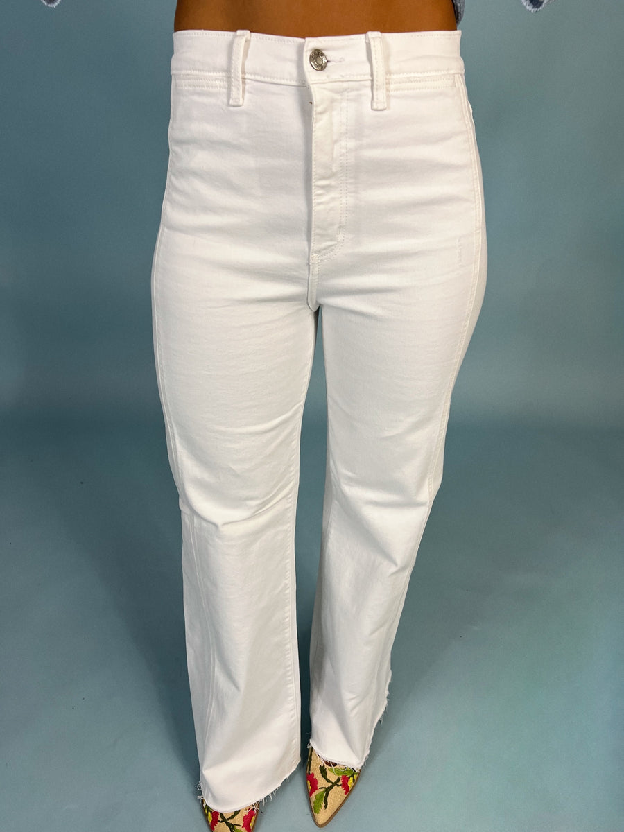 Far Out High Rise Wide Leg Jeans | Lamb