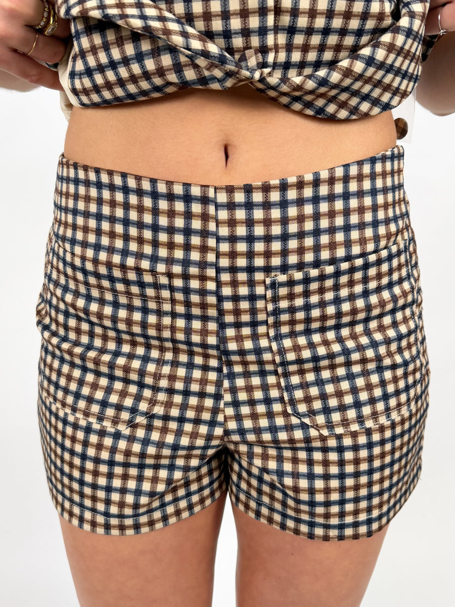 Fallon Gingham Shorts