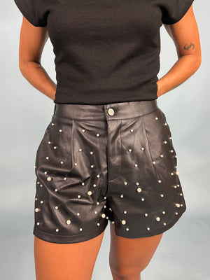 Sideline Sweetheart Pearl Shorts