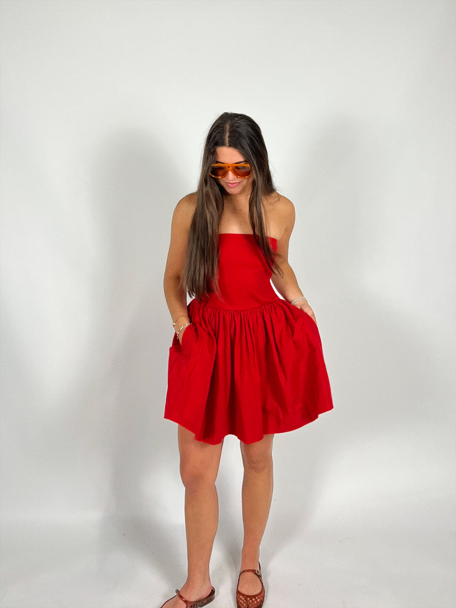 Knockout Strapless Mini Dress