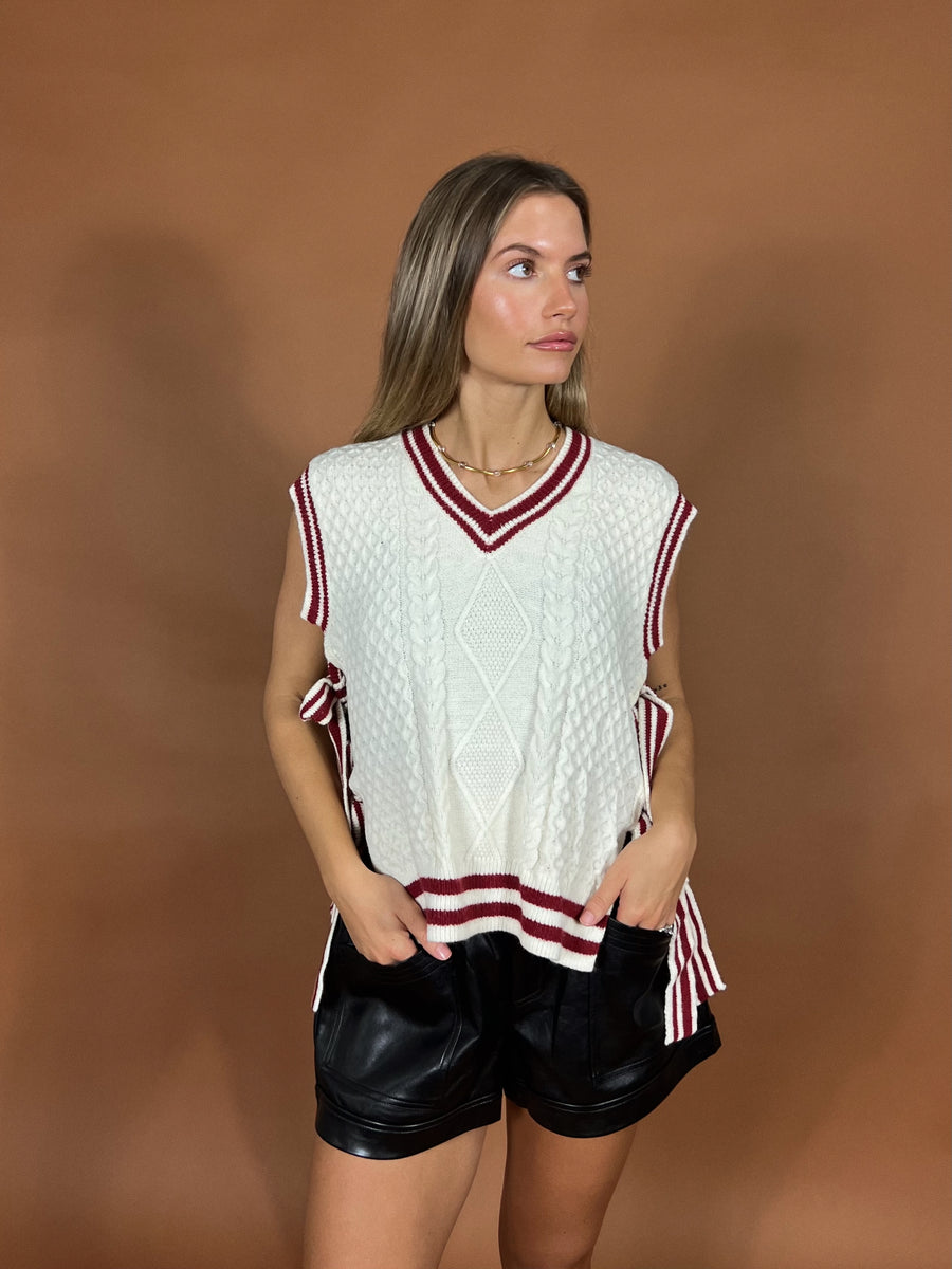 Tied Together Knit Vest