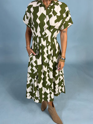 On The Mark Midi Dress