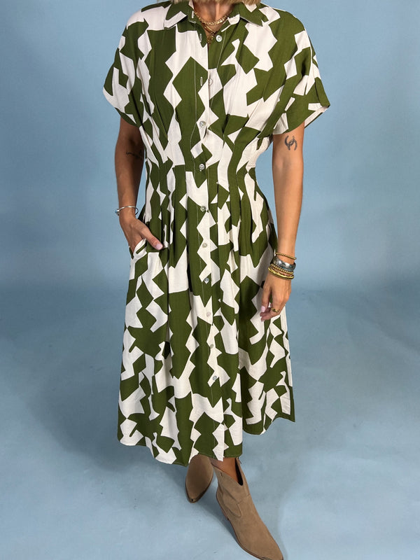 On The Mark Midi Dress