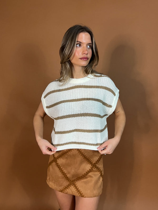 Sunday Stripe Knit Top