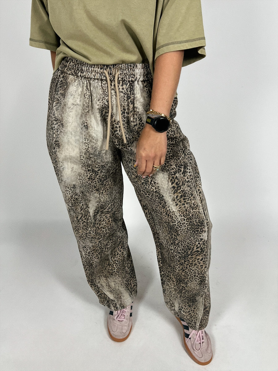 Running Wild Leopard Pants