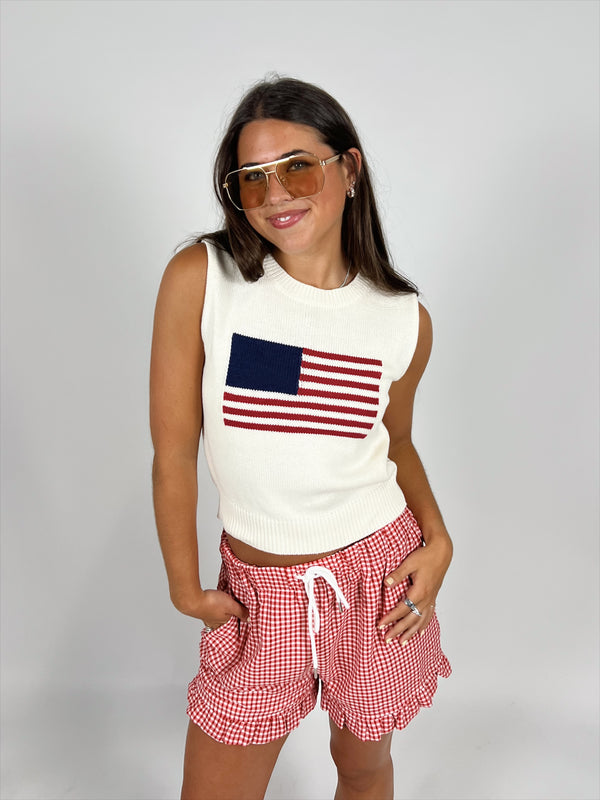 Stars and Stripes Knit Tank