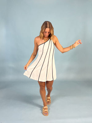 One's Enough Linen Dress