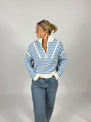 School Spirit Stripe Pullover