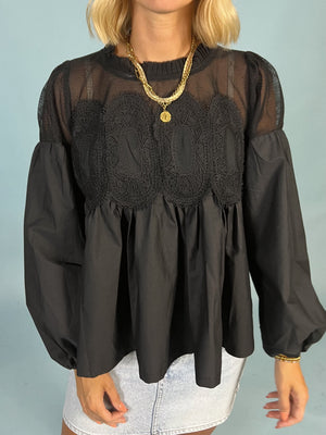 Lucy Lace Detail Top