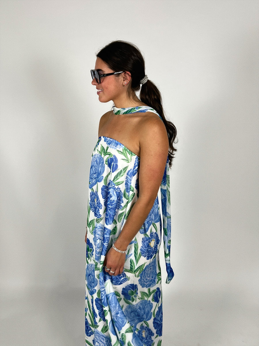 Blue Haven Strapless Maxi