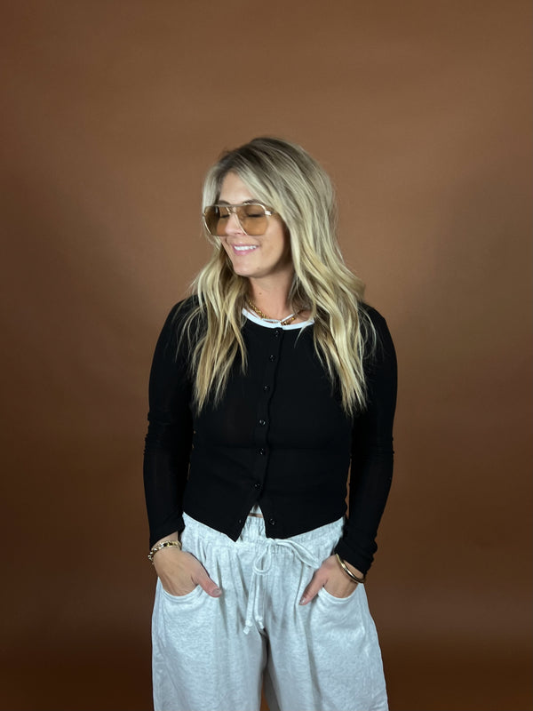 Sunny Ribbed Knit Top