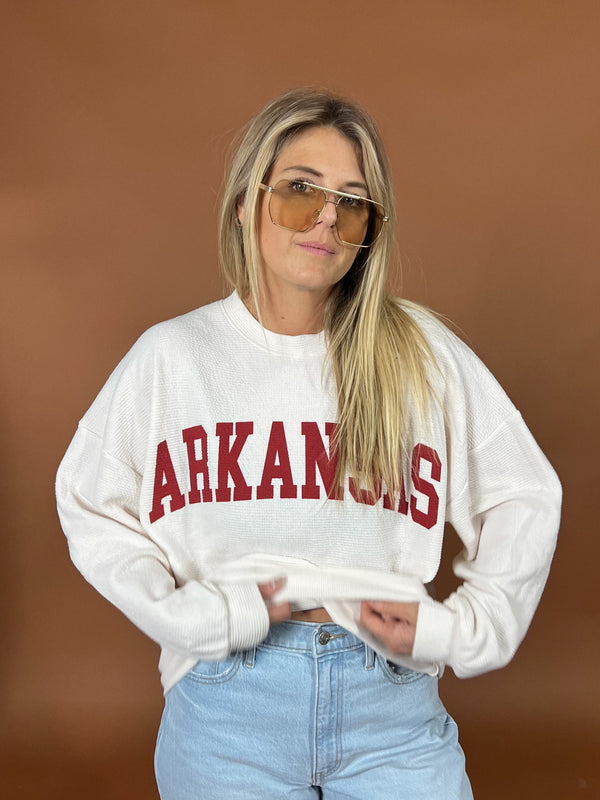 Arkansas Cloudy Knit Top