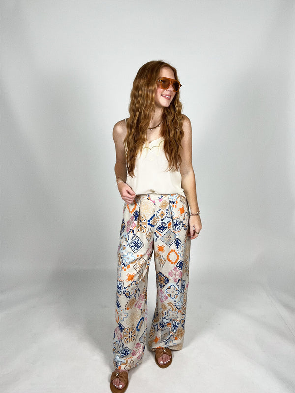 Lancie Printed Pants