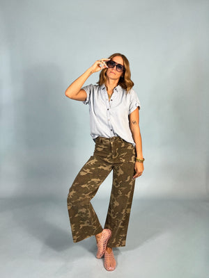 Classic Cut Denim Top