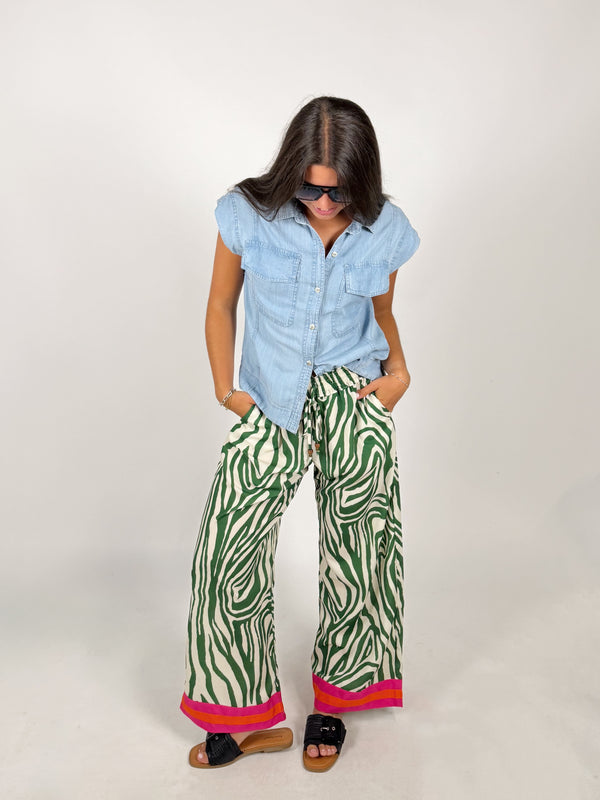 Party Girl Zebra Pants
