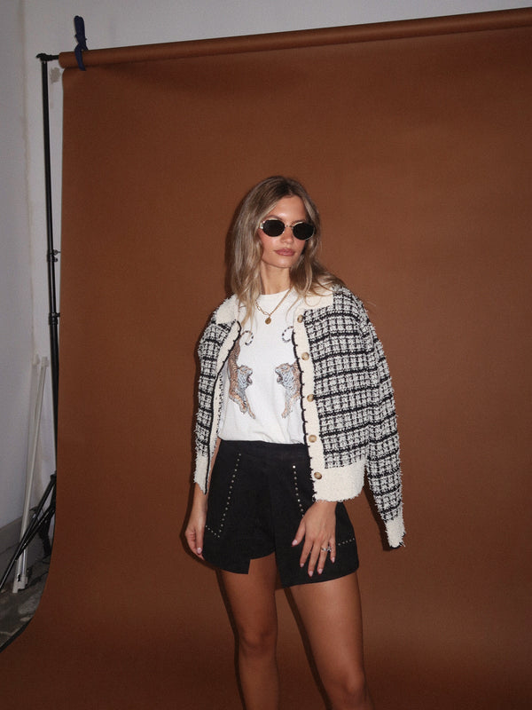 Tinsel Tweed Cardigan