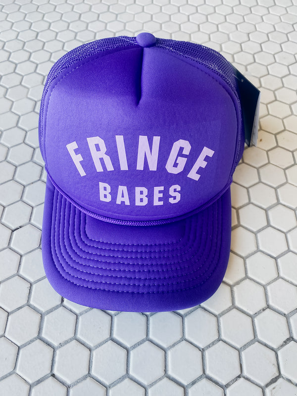 FRINGE BABES Trucker Hat - Purple