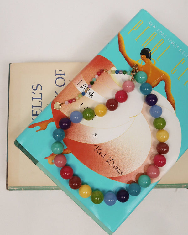 Riley Rainbow Beaded Necklace