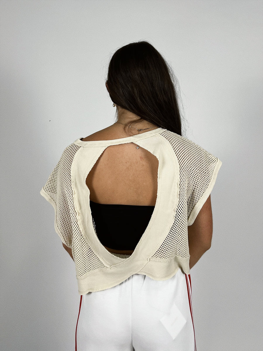 Cool Down Open Back Top