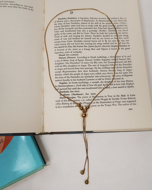 Monaco Bead Bolo Necklace