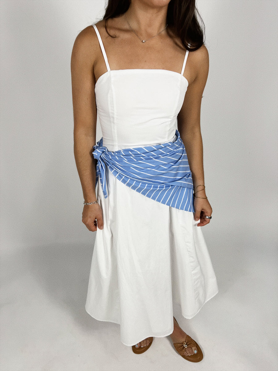 Blue Water Scarf Midi