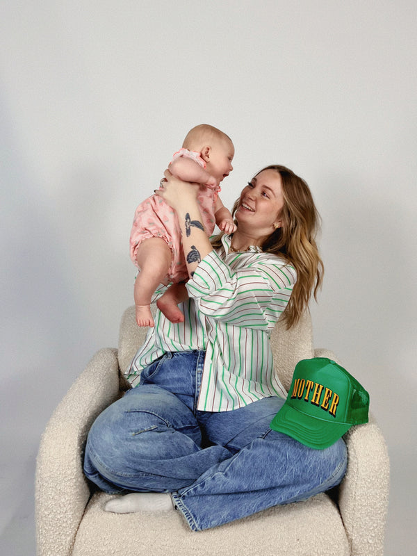 Onward Stripe Button Up