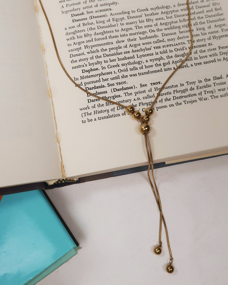 Monaco Bead Bolo Necklace