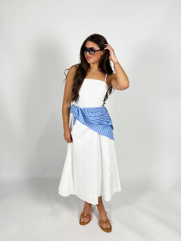 Blue Water Scarf Midi