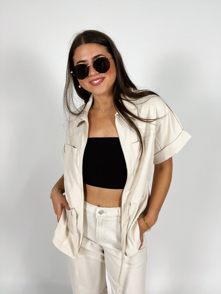 Hampton Drawstring Blouse