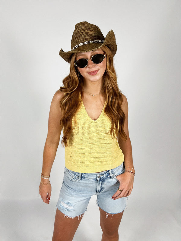 Pineapple Sweater Tank