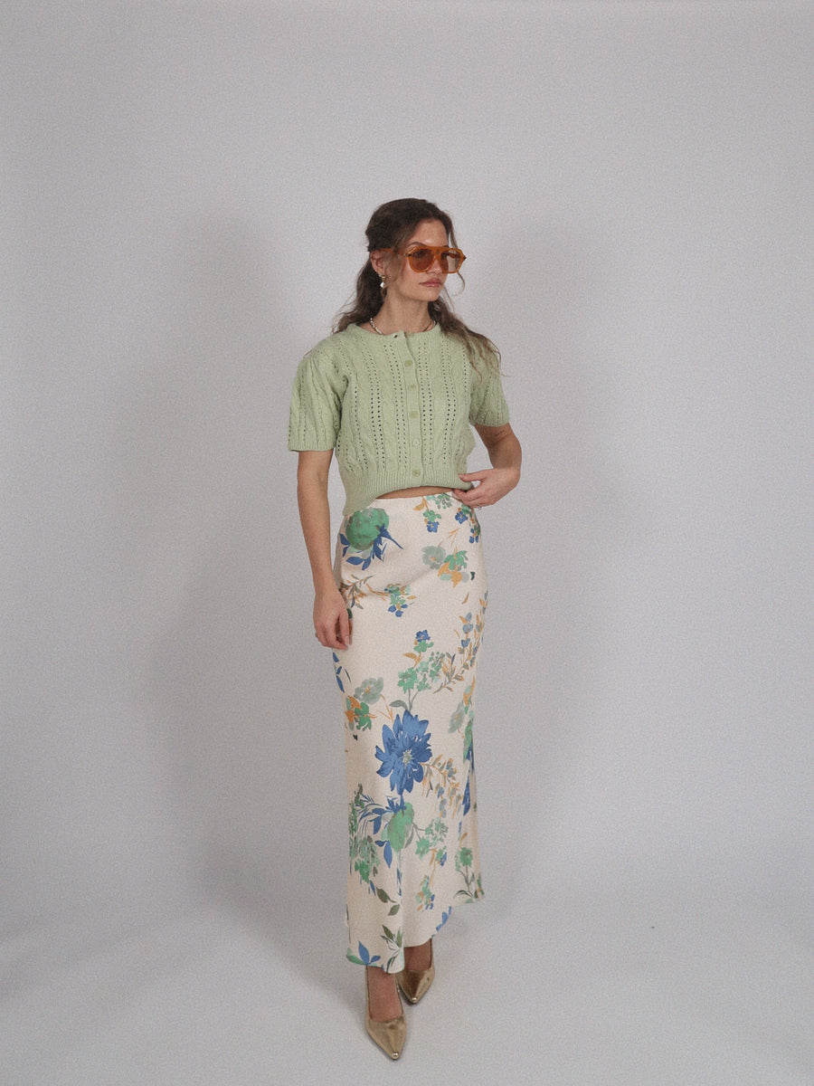 Opal Floral Maxi Skirt