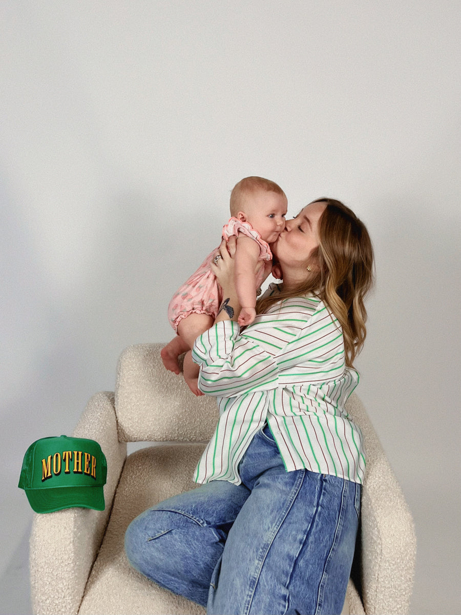 Onward Stripe Button Up