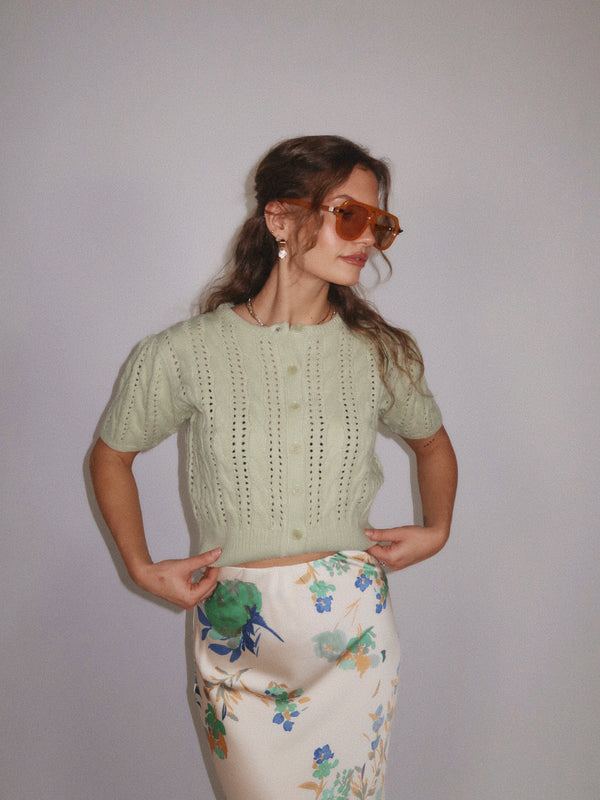 Sweet Thing Cable Knit Top