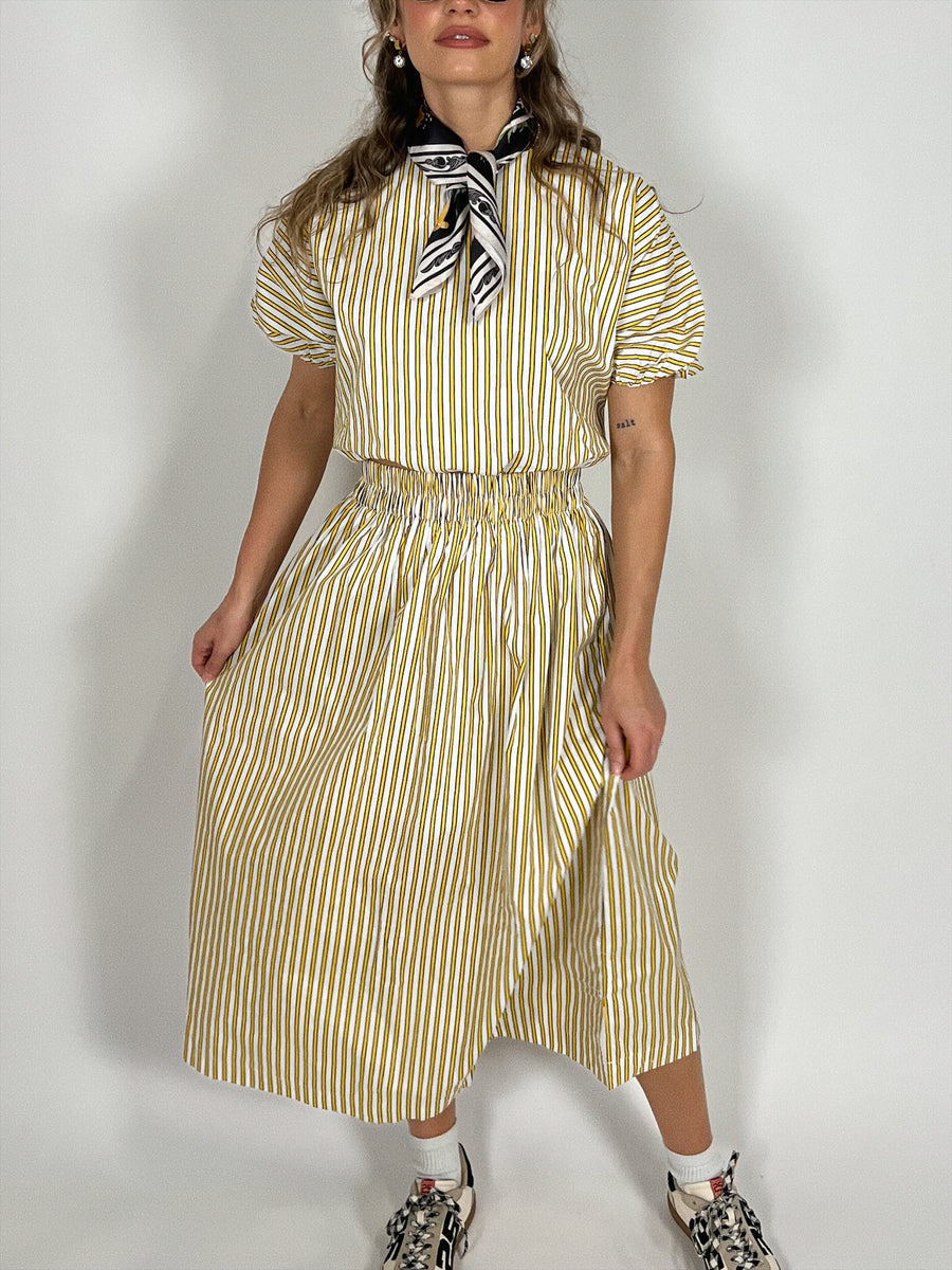 Hollis Stripe Skirt Set