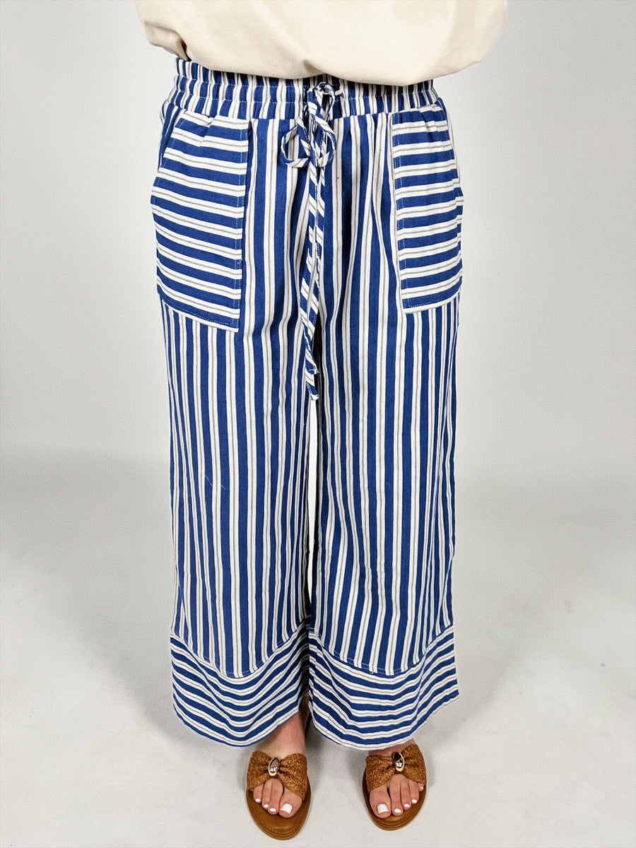 All About It Stripe Wide Leg Pants