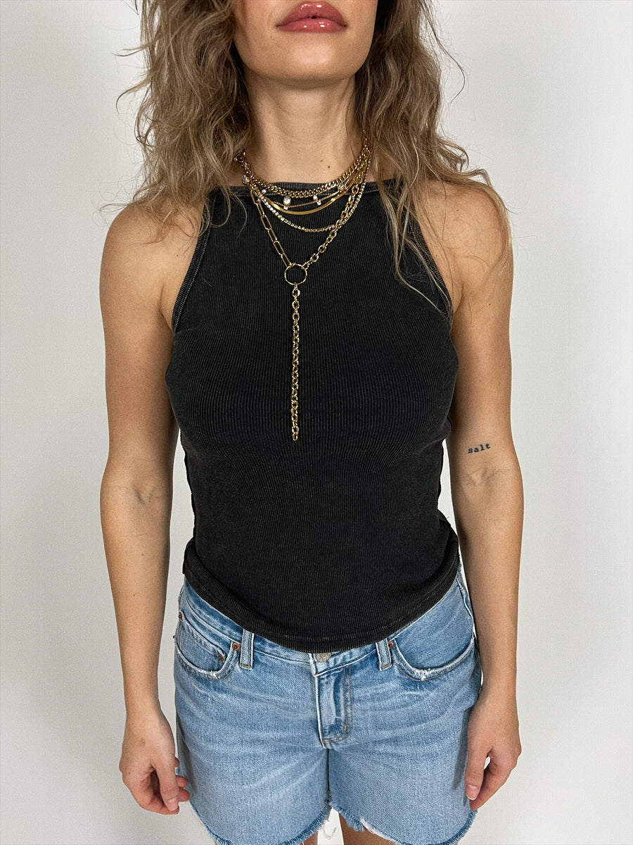 Worth It Ribbed Tank