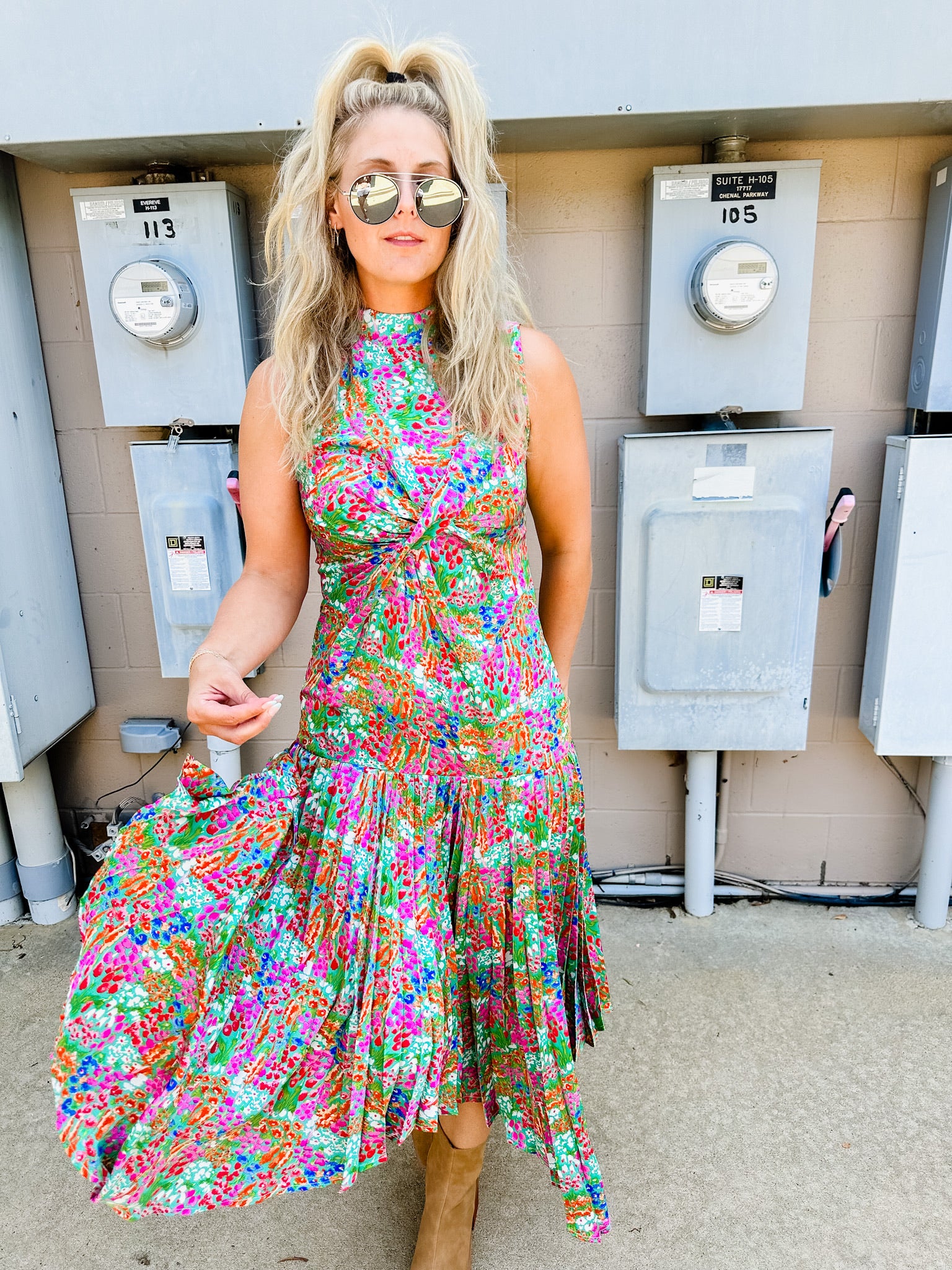 Funky Fresh Knot Dress - ShopFringeClothing.com Funky Fresh Knot Dress - ShopFringeClothing.com