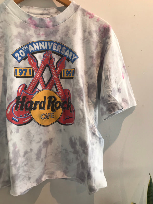 Hard Rock 20TH Anni. Tie Dye Crop Tee