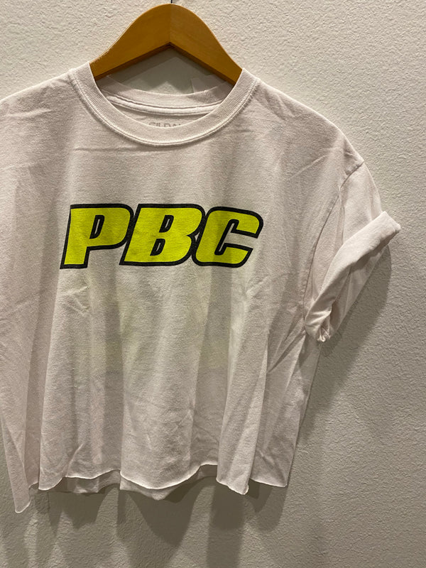 PBC Crop Jersey Tee : Size Med  (#224)