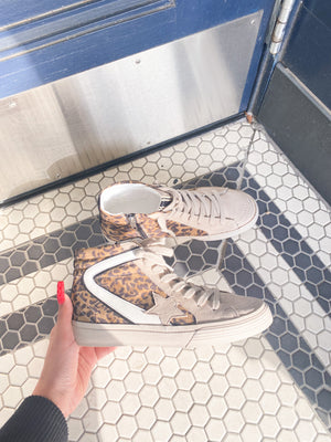 Shu Shop Passion High Top Sneakers in Leopard Print