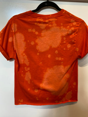 OK State Long Crop Tee : Size small  (#164)
