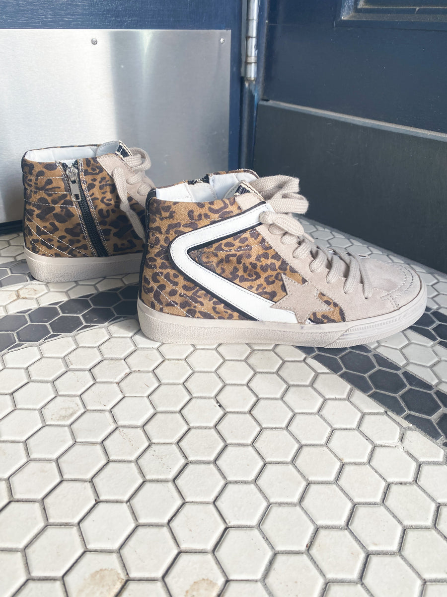 Shu Shop Passion High Top Sneakers in Leopard Print