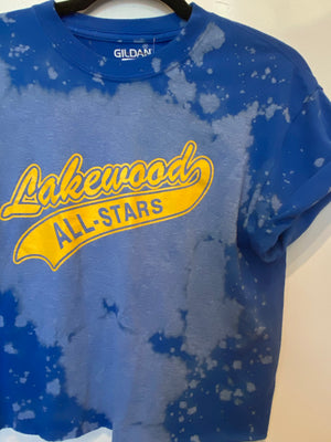 Lakewood All Stars Crop Tee : size Med  (#188)