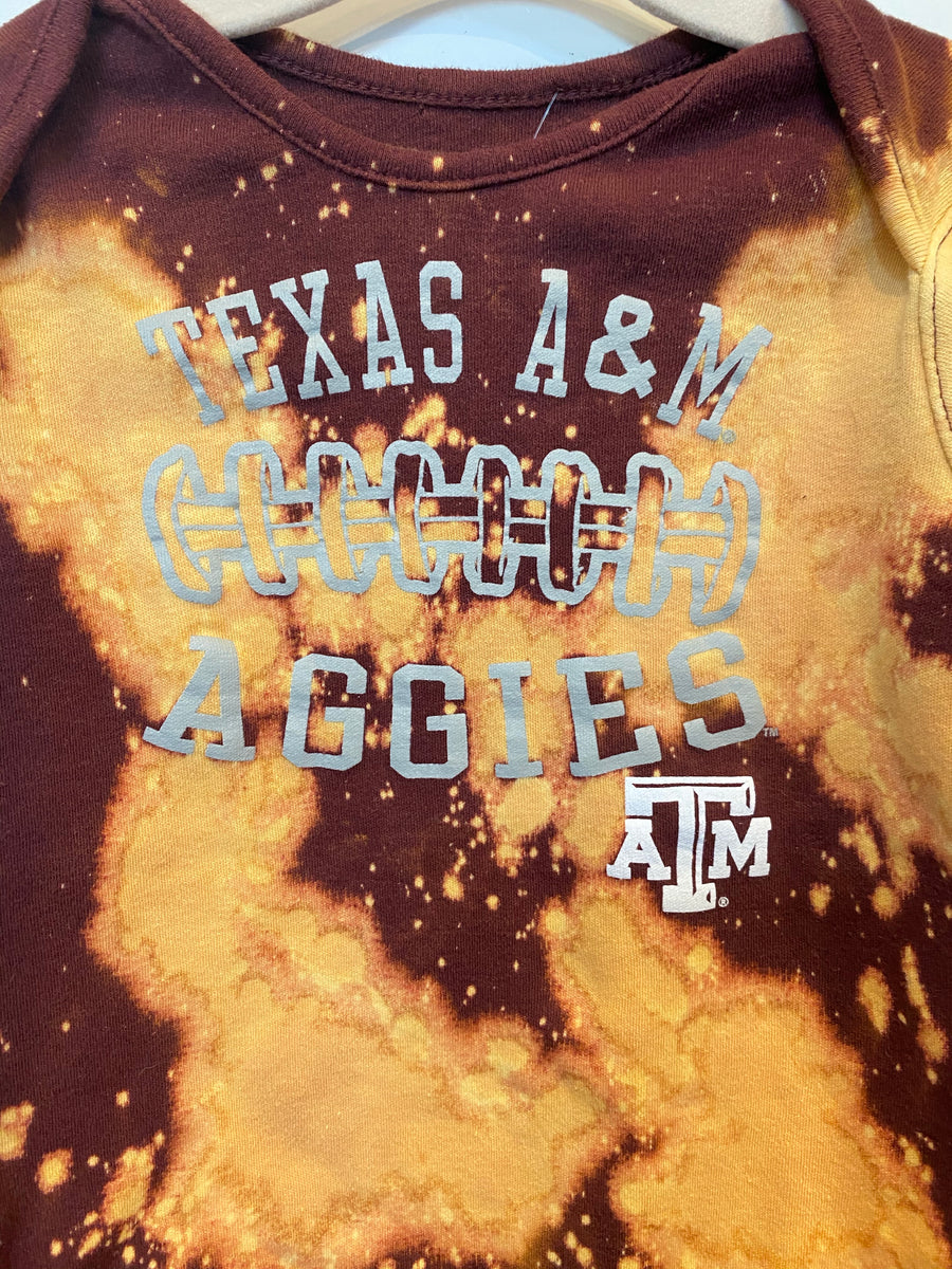 KIDS : Texas A&M Aggies Acid Wash Onesie : 24 month (#18)